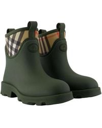 Burberry - Marsh Stamp Low Ankle Boots - Lyst
