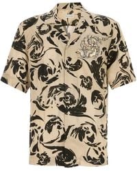 Dries Van Noten - Printed Viscose Carltone Shirt - Lyst