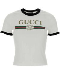 Gucci - Cotton T-Shirt - Lyst