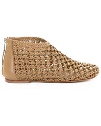 Elena Iachi - Perforated Leather Slipper Sandal - Lyst
