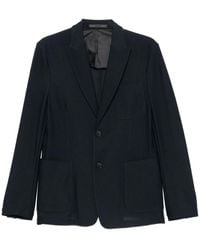 Giorgio Armani - Icon Single-Breasted Blazer Jacket - Lyst