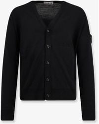 Stone Island - Virgin Wool Cardigan - Lyst