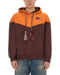 Etro - Hooded Sweatshirt With Logo - Lyst