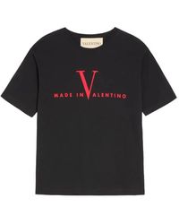 Valentino Garavani - T-Shirt With Made - Lyst