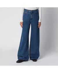 Blazé Milano - Blazé Milano Wide-Leg Sapphire Jeans - Lyst