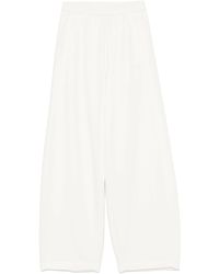 forte_forte - Diagonal Cotton Twisted Pants - Lyst