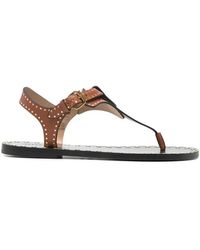Isabel Marant - Joonya Leather Thong Sandals - Lyst