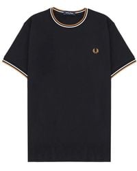 Fred Perry - T-Shirt With Logo - Lyst