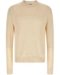 Jil Sander - Silk Hemp Sweater - Lyst