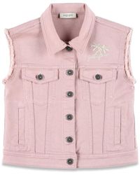 Golden Goose - Sleeveless Denim Vest - Lyst