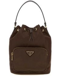 Prada - Re-Nylon Duet Bucket Bag - Lyst