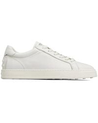 Tod's - Calfskin Leather Flat Shoes - Lyst