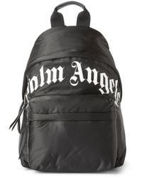 Palm Angels - Curved Logo Mini Backpack 39X28X23 Cm - Lyst