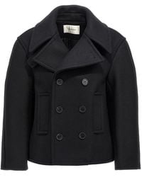 Saint Laurent - Oversized Caban Coat - Lyst