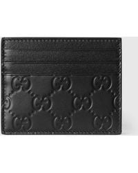 Gucci - Gg Emblem Card Holder - Lyst
