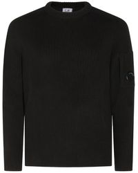 C.P. Company - C.P.Company Raven Full Rib Crewneck - Lyst