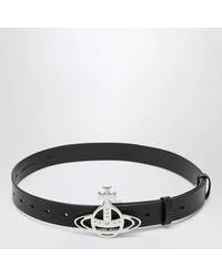 Vivienne Westwood - Leather Belt With Orb Buckle - Lyst