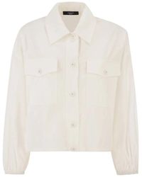 Weekend by Maxmara - Wkiorigano – Cotton Shirt With Patch Pockets - Lyst