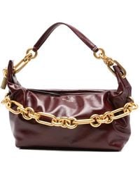 Balmain - Sync Medium Leather Shoulder Bag - Lyst