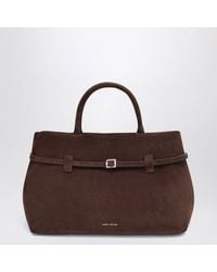 MANU Atelier - Le Cambon 35 Dark Suede Bag - Lyst