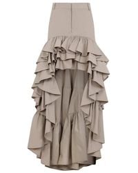 Moschino - Cotton Long Skirt - Lyst