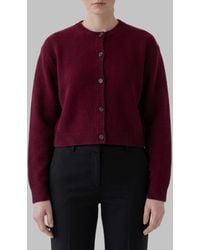 Lisa Yang - Deep Plum Emmylou Cardigan Jacket - Lyst