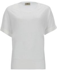 Herno - Cotton Blend T-Shirt - Lyst