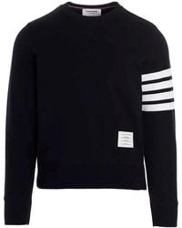 Thom Browne - 4Bar Cotton Sweatshirt - Lyst