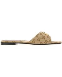 Gucci - Double G Slides - Lyst