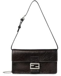 Fendi - Tube Leather Wallet On Chain - Lyst