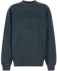 Carhartt - Faded Pond Corps Sweatshirt Cotton Sweat - Lyst