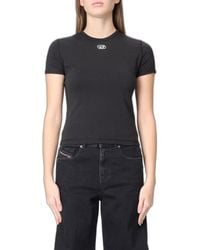 DIESEL - Cotton Elastane T-Shirt - Lyst