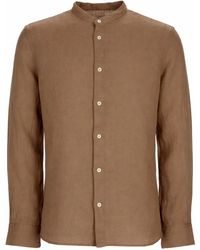 120% Lino - Linen Shirt - Lyst