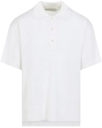Ami Paris - Cream Virgin Wool Polo With Tonal Ami De Coeur - Lyst