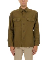 BOSS - Stretch Linen And Viscose Shirt - Lyst