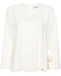 Erika Cavallini Semi Couture - Cady Texture Blouse - Lyst
