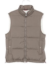 Brunello Cucinelli - Sleeveless Padded Gilet - Lyst