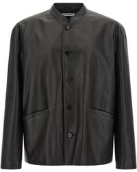 Jil Sander - '145' Leather Jacket - Lyst