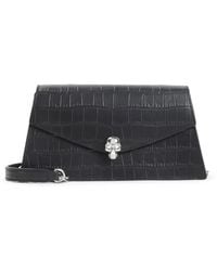 McQueen - Skull Mini Clutch - Lyst