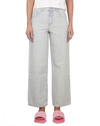 Marc Jacobs - Monogram Denim Jeans For - Lyst