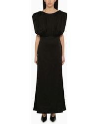 Jil Sander - Long Dress With Ruffles - Lyst