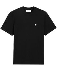 Ami Paris - Ami De Coeur Cotton T-Shirt - Lyst