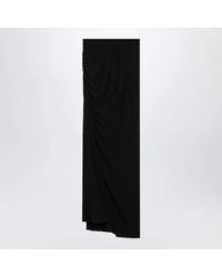 Alaïa - Alaia Long Draped Skirt - Lyst
