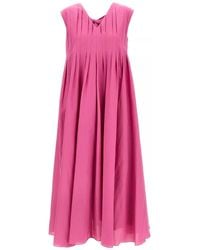 Max Mara - S Max Mara Cotton And Ramie Piega Dress - Lyst