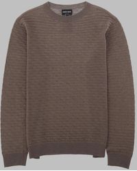 Giorgio Armani - Crew-Neck Virgin Wool Jumper Jumpers - Lyst