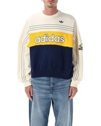 adidas Originals - Oversized Crewneck Sweatshirt - Lyst