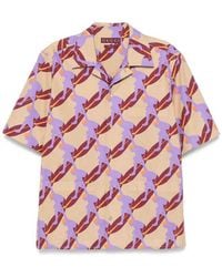 Gucci - 'Twisted Surf On Pop' Print Shirt - Lyst