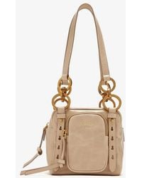 Prada - Mini Dangle Handbag Powder - Lyst
