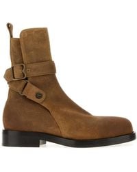 Burberry - Suede Boots - Lyst