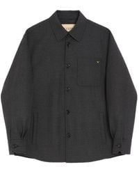 Valentino - Vlogo Wool Blend Jacket - Lyst